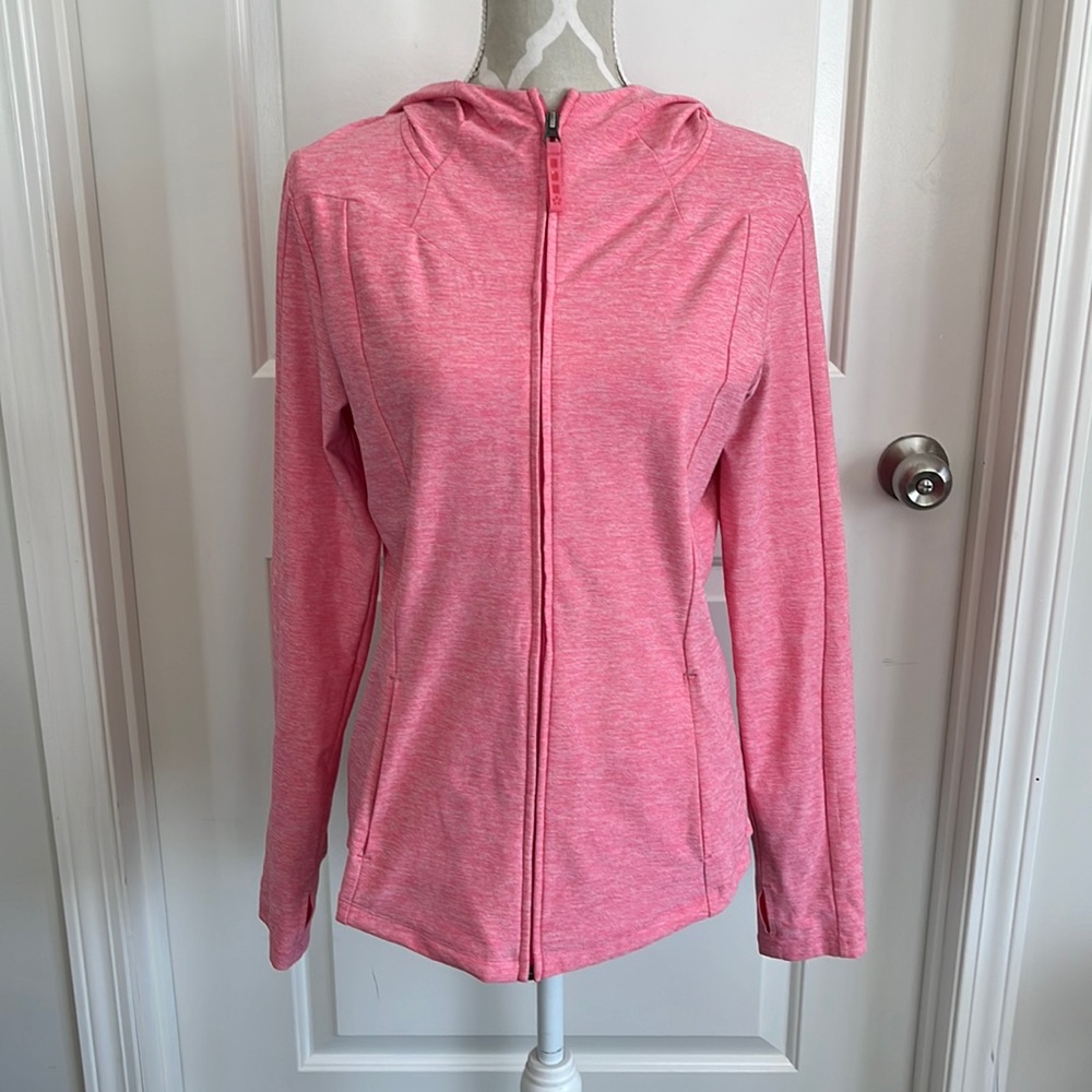 Tuff Athletics hooded activewear jacket size lg